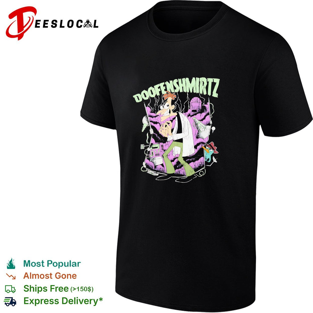 Dr Doofenshmirtz Phineas and Ferb mad scientist shirt