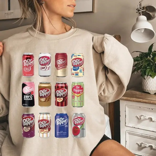 Dr Pepper Sweater, Dr. Pepper Sweatshirt T-Shirts, Hoodie | CiraTrend.com