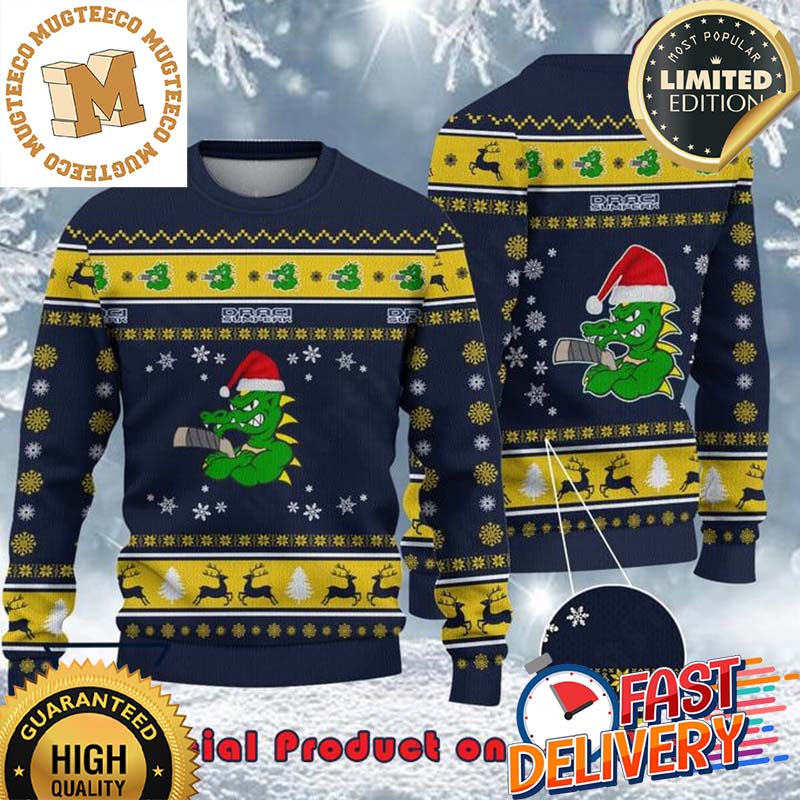 Draci Sumperk Tipsport Extraliga Santa Hat Ugly Christmas Sweater For Holiday 2023 Xmas Gifts