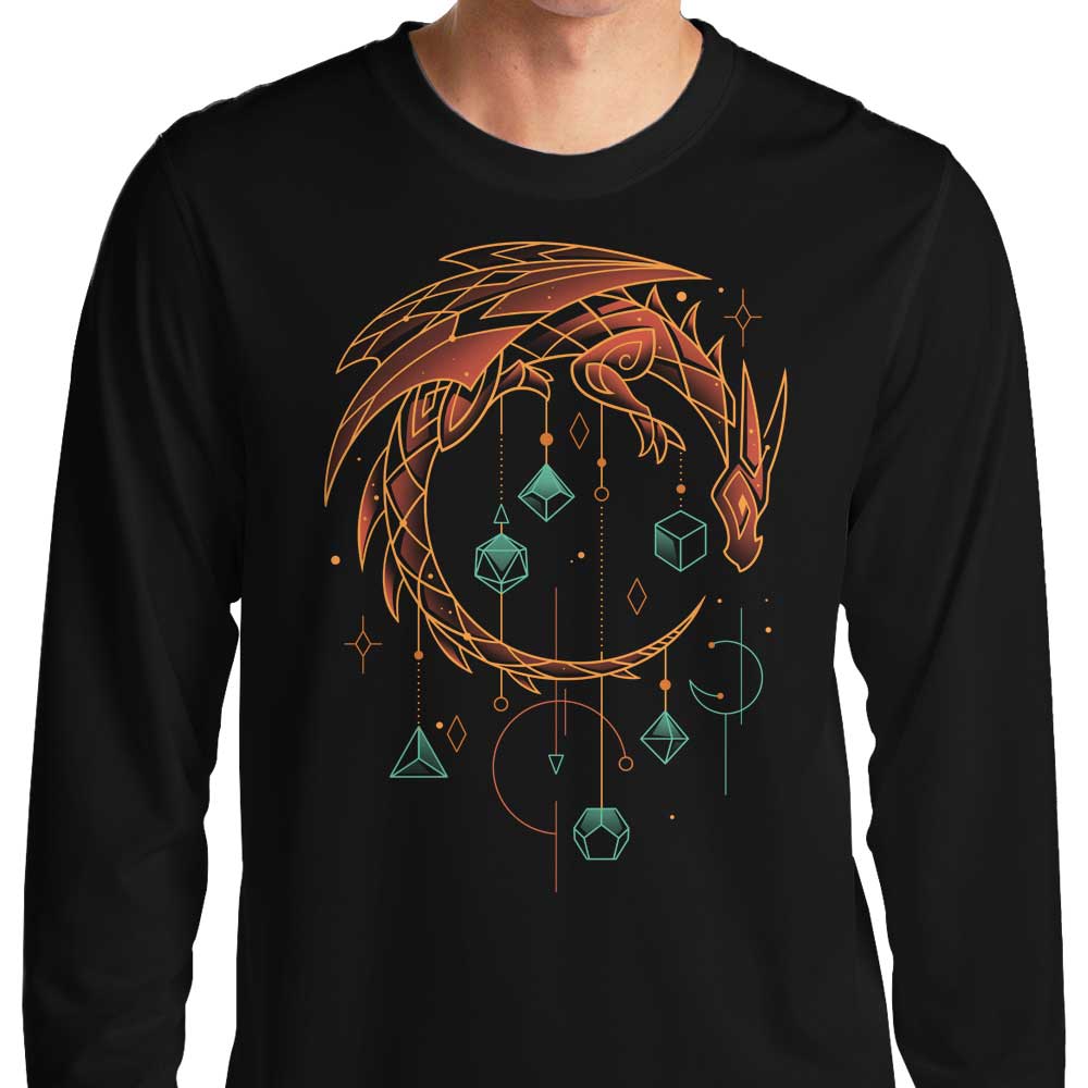 Draconic Dice Keeper - Long Sleeve T-Shirt Hoodie, Sweatshirt | CiraTrend.com (Image 1)