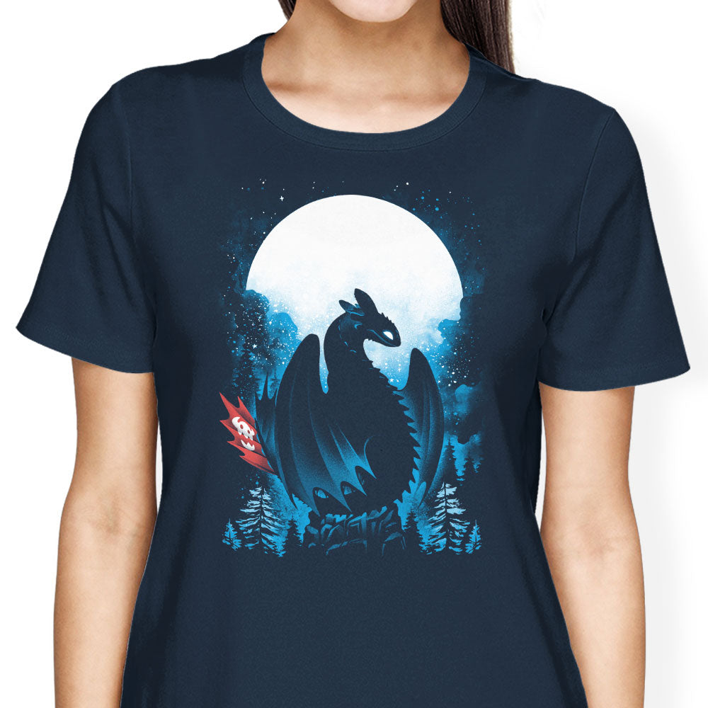 Dragon in the Moonlight - Women's Apparel T-Shirts, Hoodie, Sweatshirt | CiraTrend.com (Image 2)
