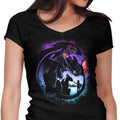 Dragons and Tees - Women's V-Neck Hoodie, Sweatshirt | CiraTrend.com (Image 1)