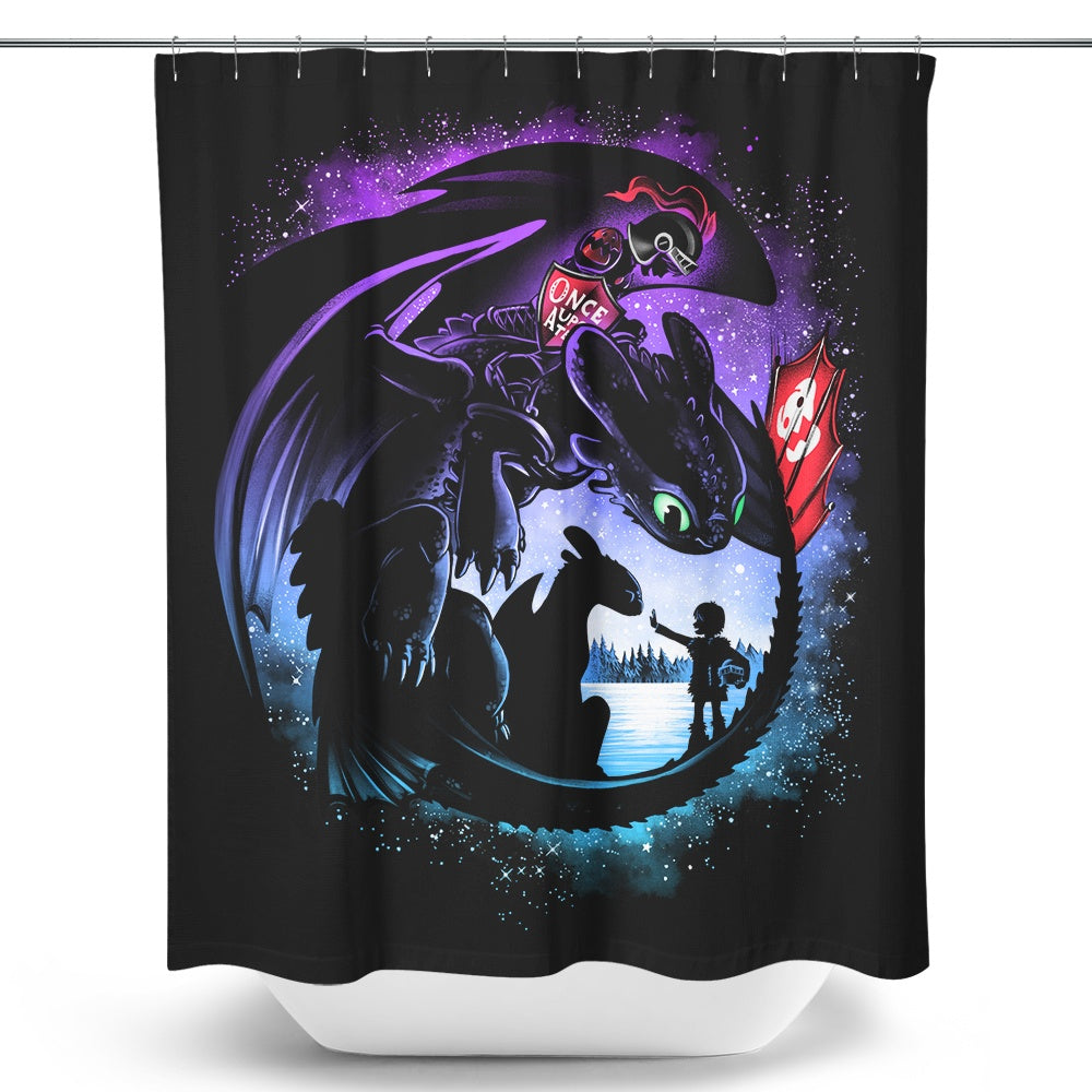 Dragons and Tees - Shower Curtain Hoodie, Sweatshirt | CiraTrend.com (Image 1)