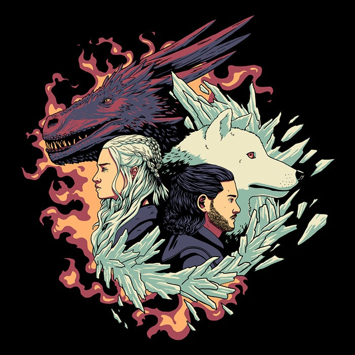 Dragons and Wolves - Men's Apparel T-Shirts, Hoodie, Sweatshirt | CiraTrend.com (Image 3)