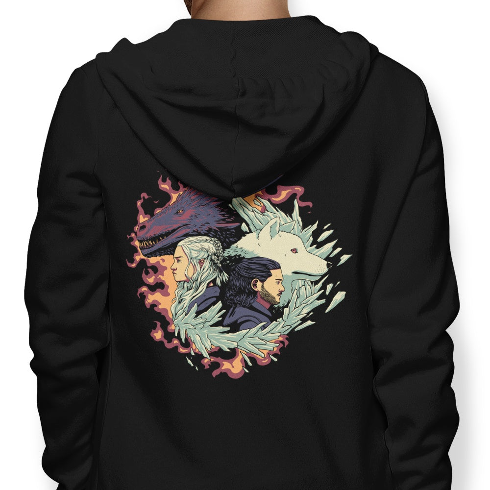 Dragons and Wolves - Hoodie T-Shirts, Sweatshirt | CiraTrend.com (Image 1)
