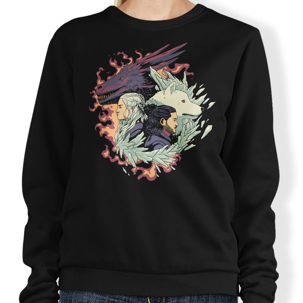 Dragons and Wolves - Sweatshirt T-Shirts, Hoodie | CiraTrend.com (Image 1)