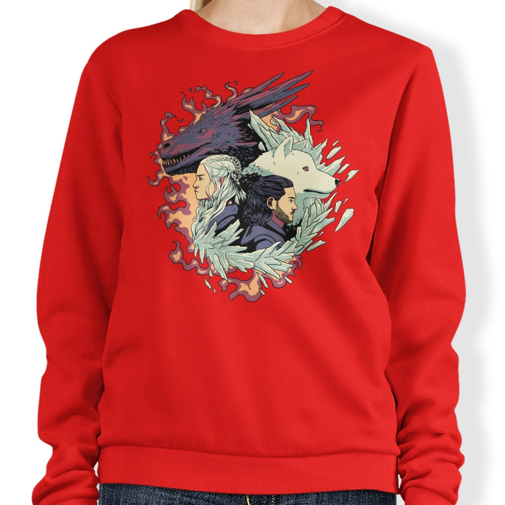 Dragons and Wolves - Sweatshirt T-Shirts, Hoodie | CiraTrend.com (Image 4)