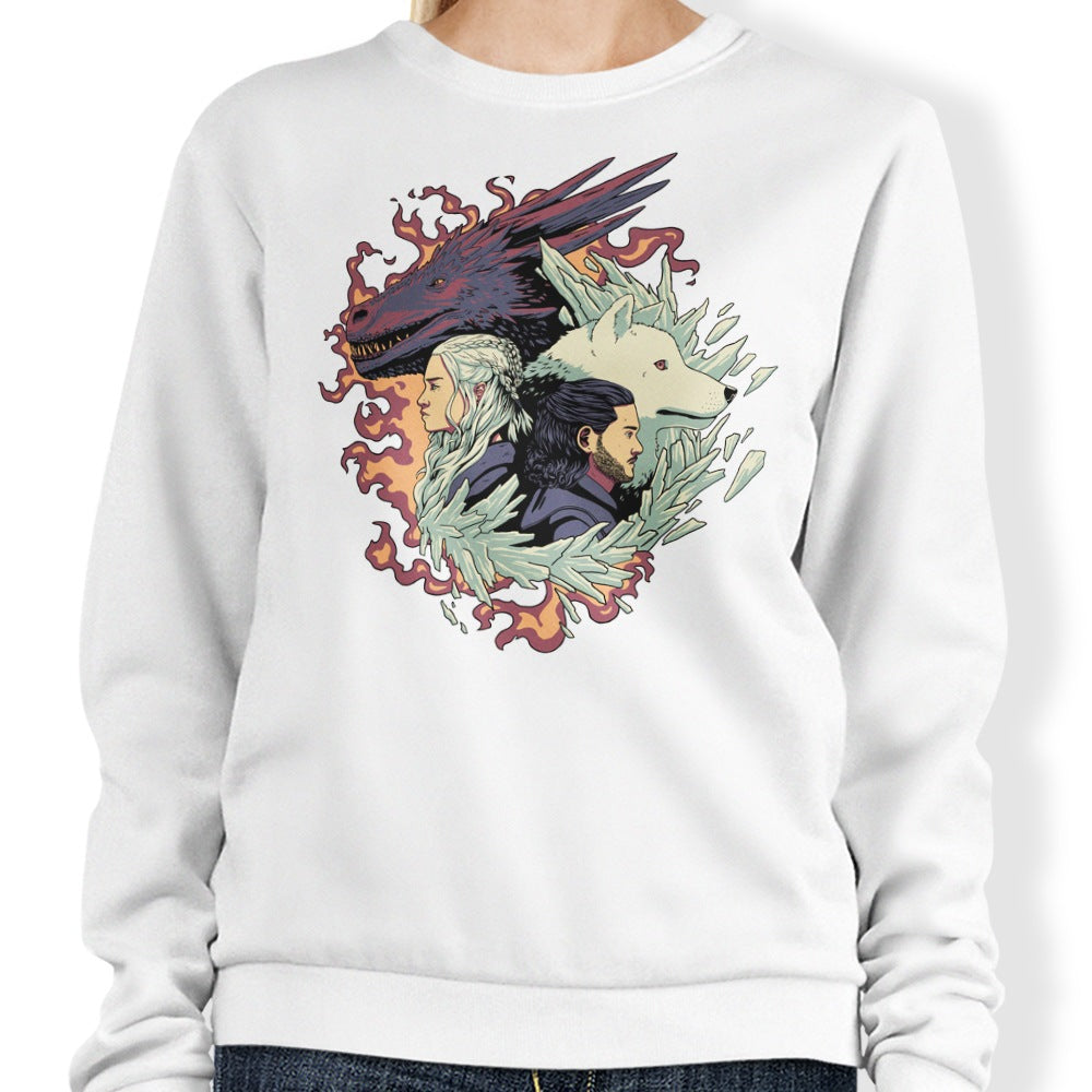 Dragons and Wolves - Sweatshirt T-Shirts, Hoodie | CiraTrend.com (Image 3)
