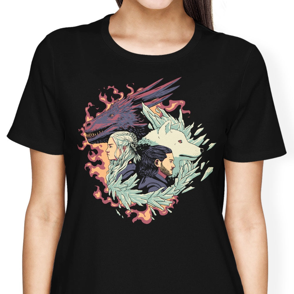 Dragons and Wolves - Women's Apparel T-Shirts, Hoodie, Sweatshirt | CiraTrend.com (Image 2)