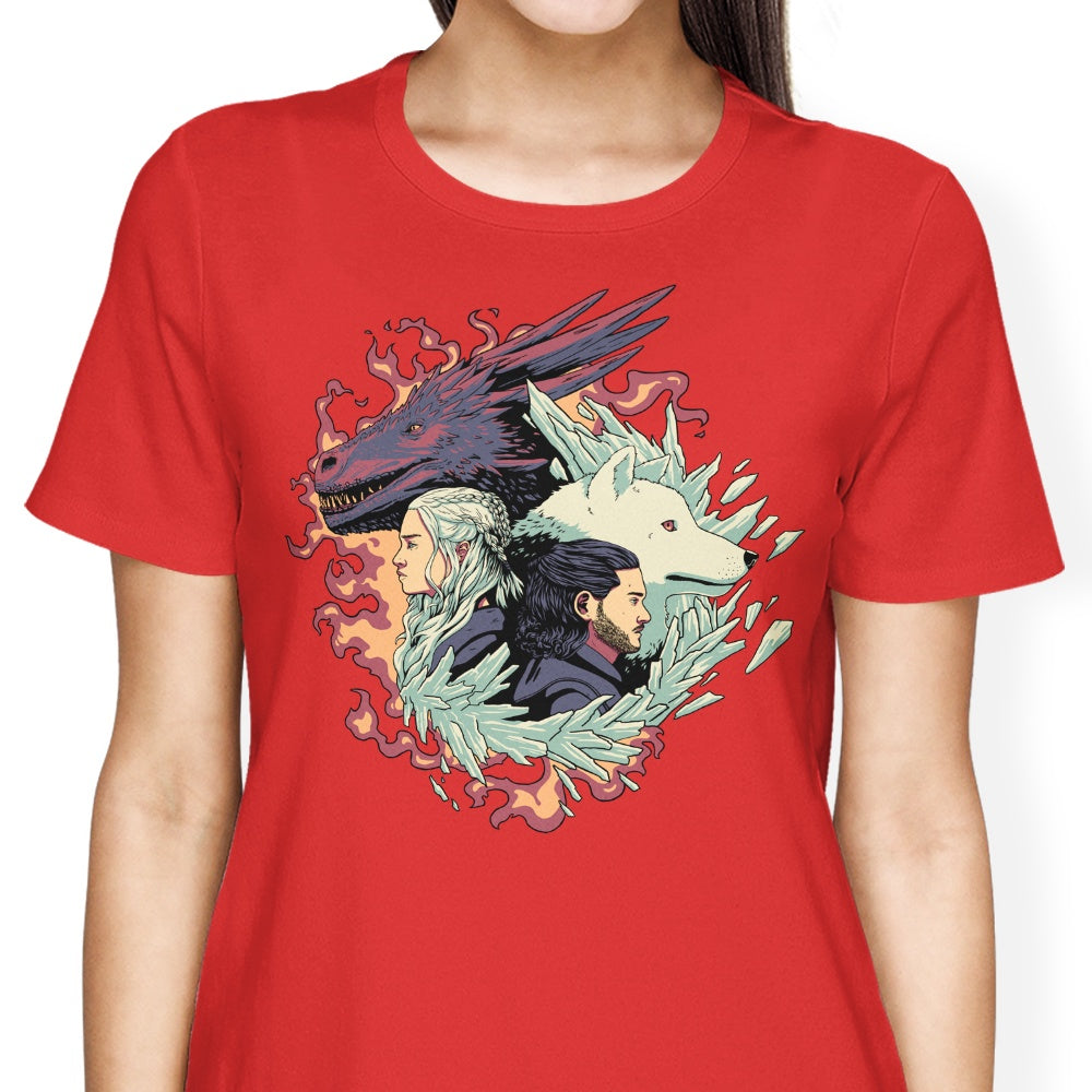 Dragons and Wolves - Women's Apparel T-Shirts, Hoodie, Sweatshirt | CiraTrend.com (Image 5)
