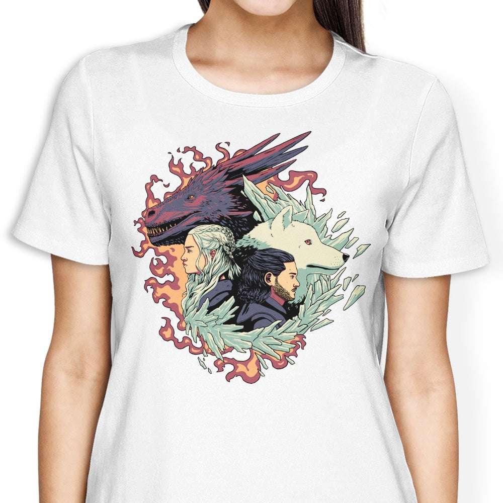 Dragons and Wolves - Women's Apparel T-Shirts, Hoodie, Sweatshirt | CiraTrend.com (Image 4)