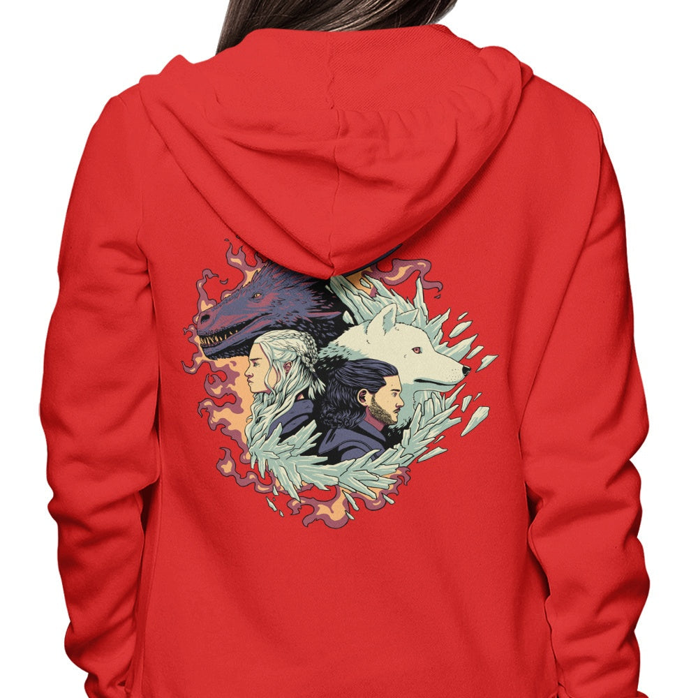 Dragons and Wolves - Hoodie T-Shirts, Sweatshirt | CiraTrend.com (Image 4)