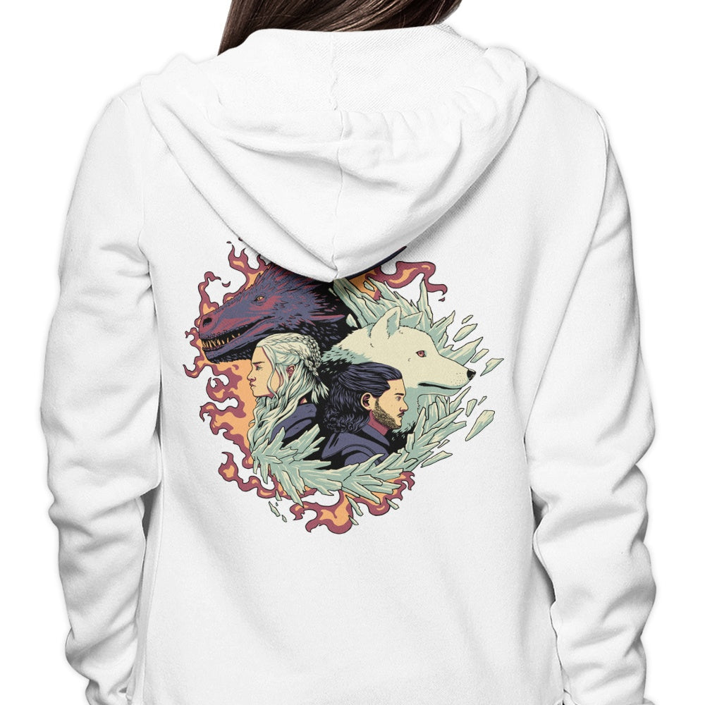 Dragons and Wolves - Hoodie T-Shirts, Sweatshirt | CiraTrend.com (Image 3)