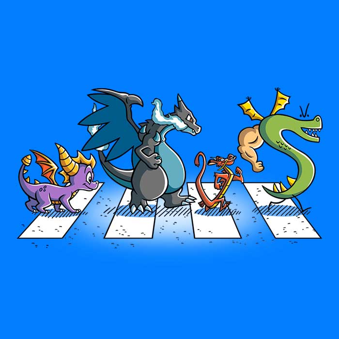 Dragons on Abbey Road - Men's Apparel T-Shirts, Hoodie, Sweatshirt | CiraTrend.com (Image 3)