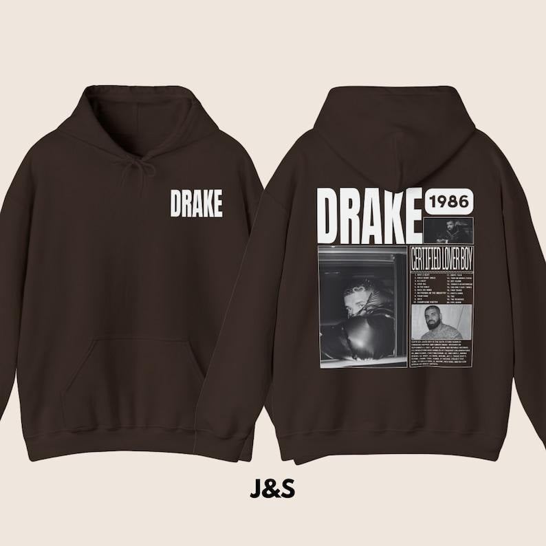 Drake Certified Lover Boy Album 2 sided Hoodie, Drake Graphic Unisex Men's Women's Hoodie Sweatshirt T-Shirt | CiraTrend.com
