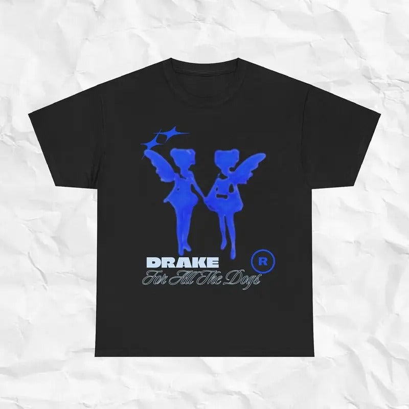 Drake For All The Dogs Scary Hours Edition Album Cover Its All A Blur Drake Concert Tee Merch Rap Album T-Shirt, Unisex...