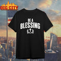 Drake Maye Wearing be a blessing cross shirt