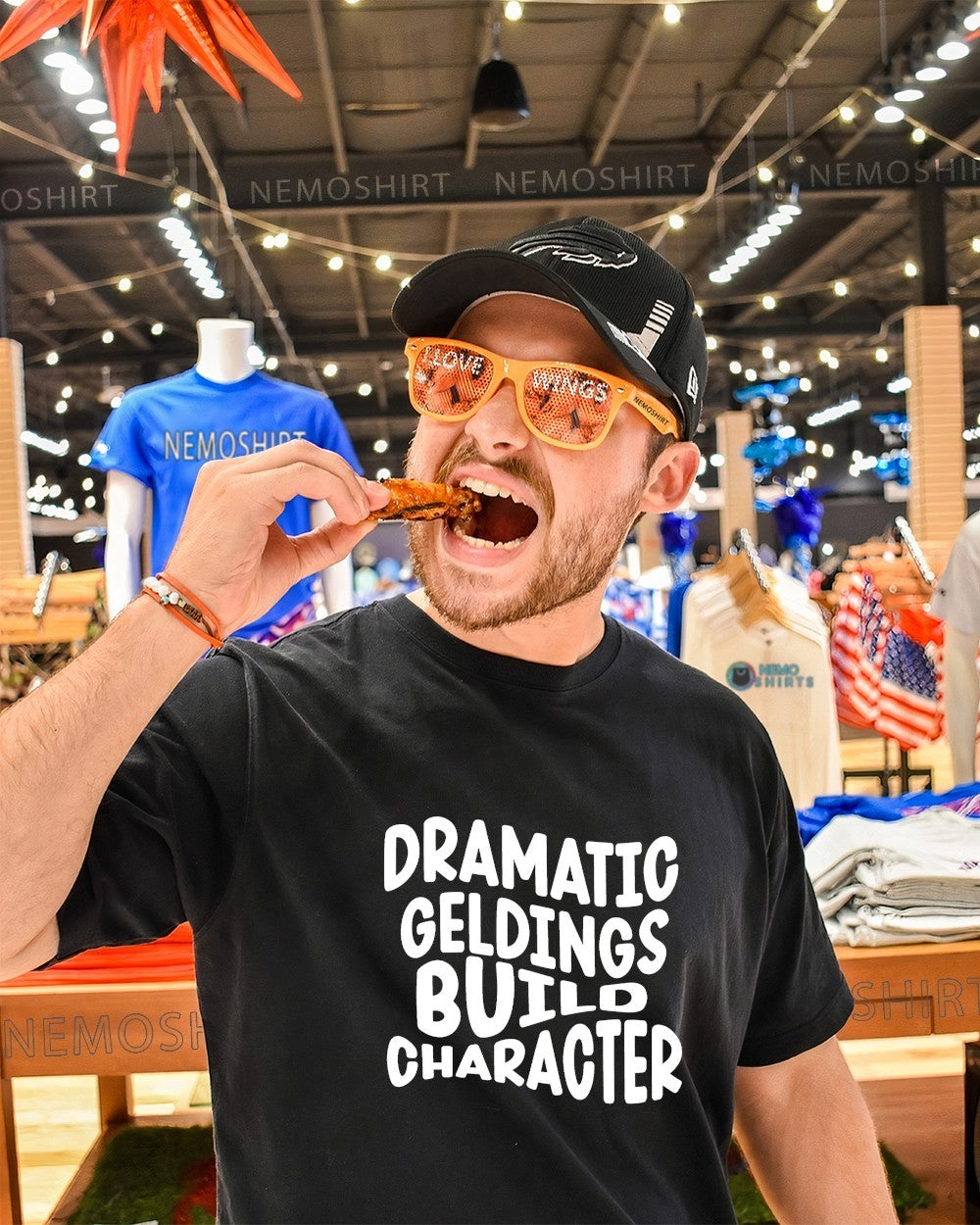 Dramatic geldings build character shirt