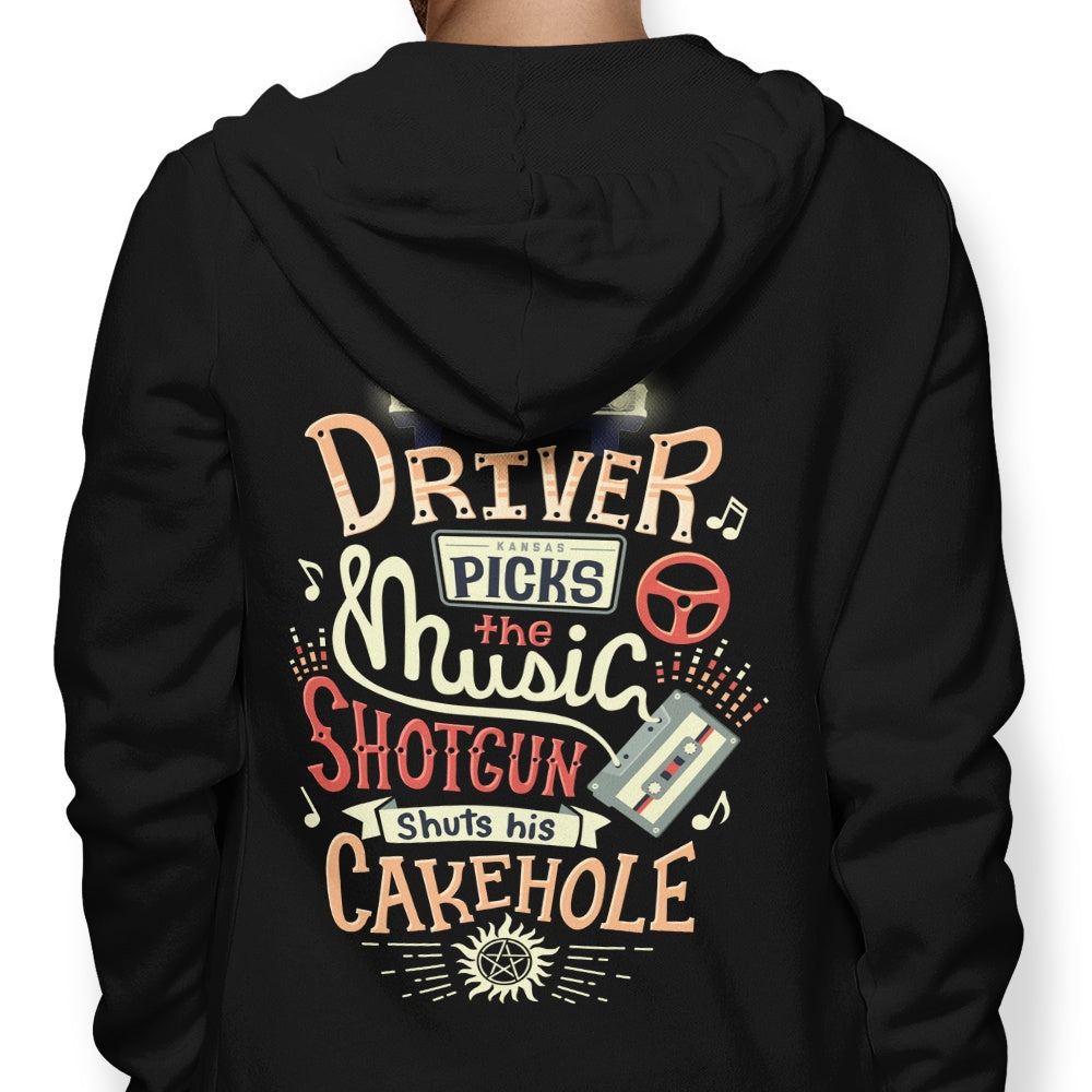 Driver Picks the Music - Hoodie T-Shirts, Sweatshirt | CiraTrend.com (Image 1)