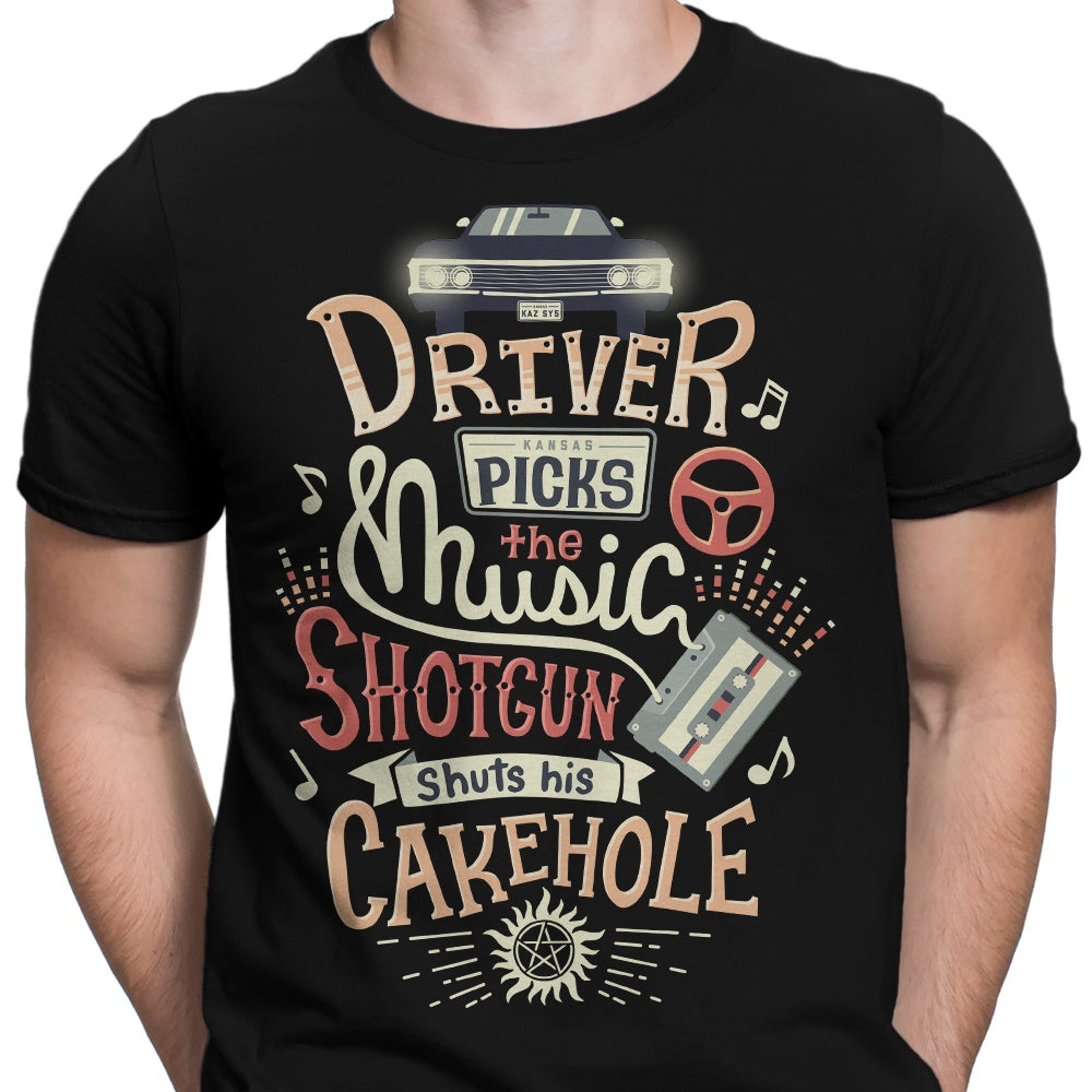 Driver Picks the Music - Men's Apparel T-Shirts, Hoodie, Sweatshirt | CiraTrend.com (Image 2)