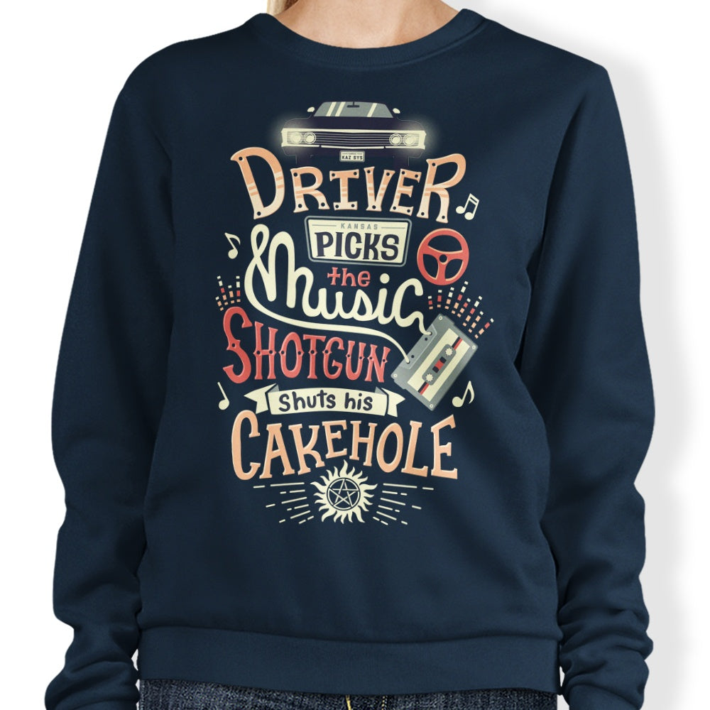 Driver Picks the Music - Sweatshirt T-Shirts, Hoodie | CiraTrend.com (Image 3)