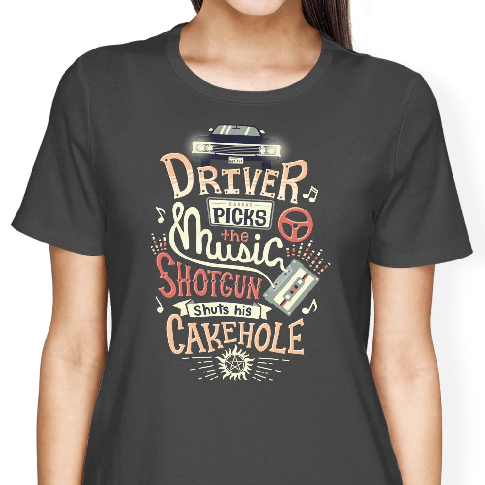 Driver Picks the Music - Women's Apparel T-Shirts, Hoodie, Sweatshirt | CiraTrend.com (Image 5)