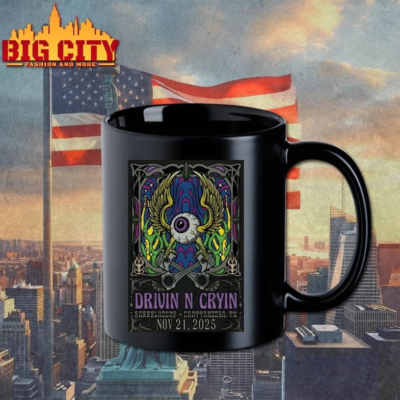 Drivin N Cryin 11-21-2025 Chattanooga TN Poster shirt
