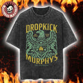 Dropkick Murphys 2026 Tour Merch Eagle Batch No Kings Fuck Ice For The People Vintage Washed Tee