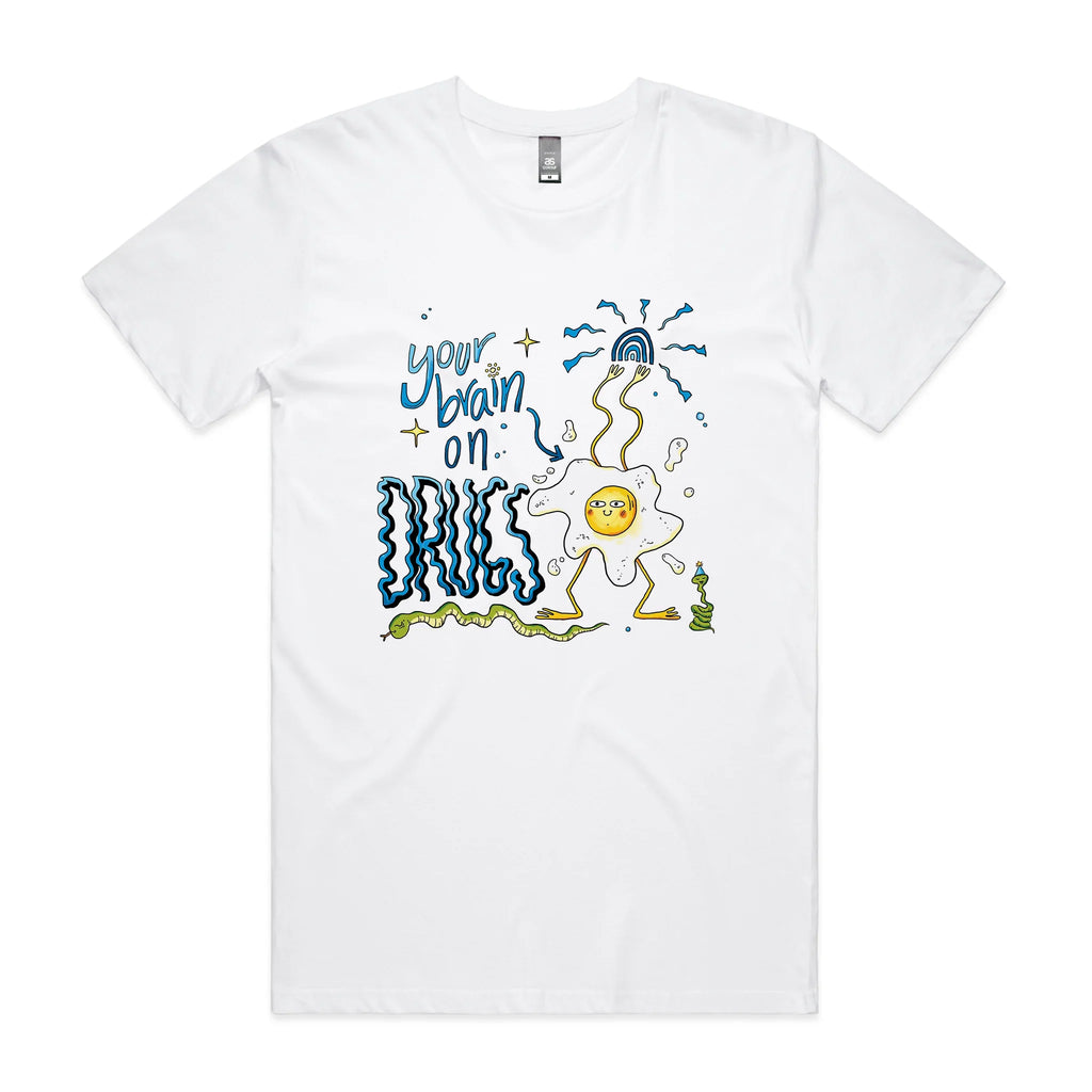 Your Brain On Drugs Tee Hoodie, Sweatshirt | CiraTrend.com (Image 1)