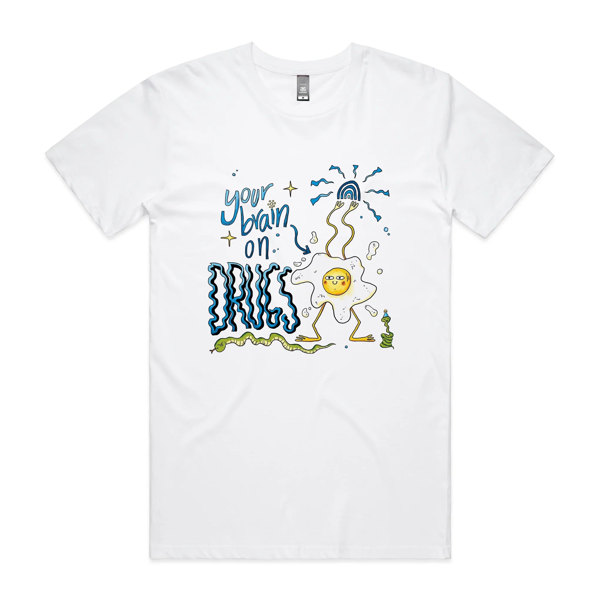 Your Brain On Drugs Tee Hoodie, Sweatshirt | CiraTrend.com (Image 1)