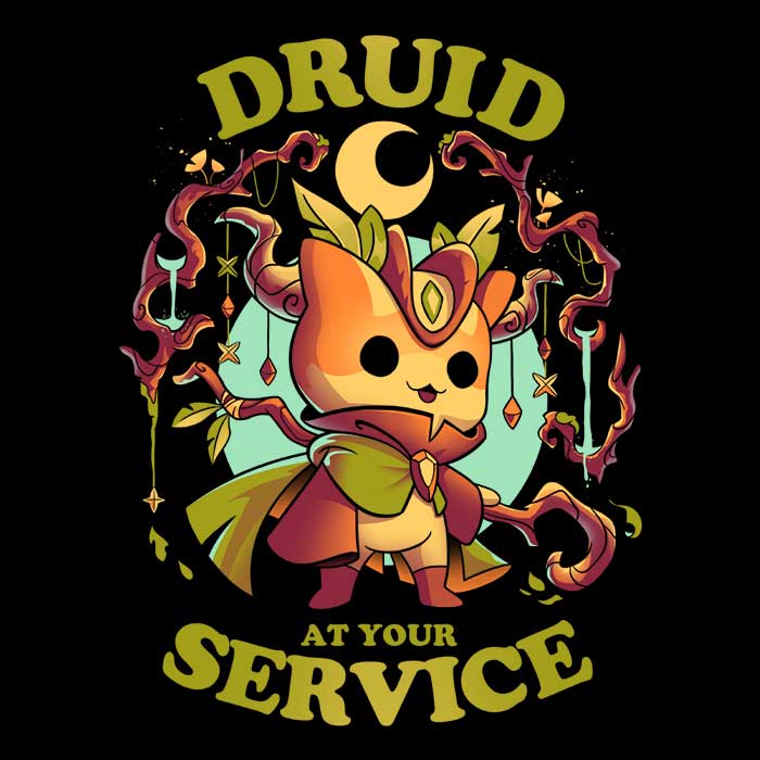 Druid at Your Service - Hoodie T-Shirts, Sweatshirt | CiraTrend.com (Image 2)