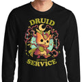 Druid at Your Service - Long Sleeve T-Shirt Hoodie, Sweatshirt | CiraTrend.com (Image 1)