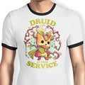 Druid at Your Service - Ringer T-Shirt Hoodie, Sweatshirt | CiraTrend.com (Image 1)