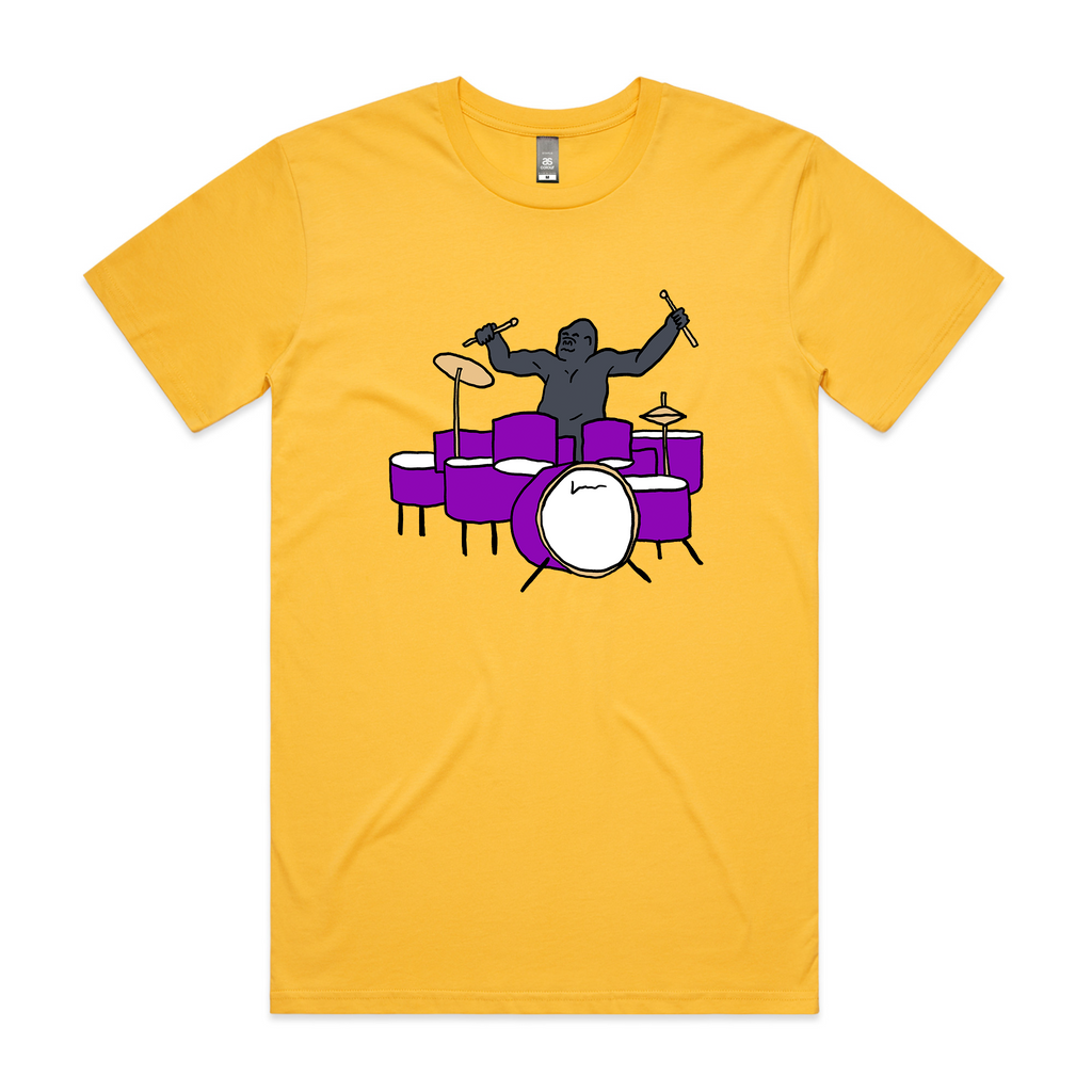 Drumming Gorilla Tee Hoodie, Sweatshirt | CiraTrend.com (Image 2)