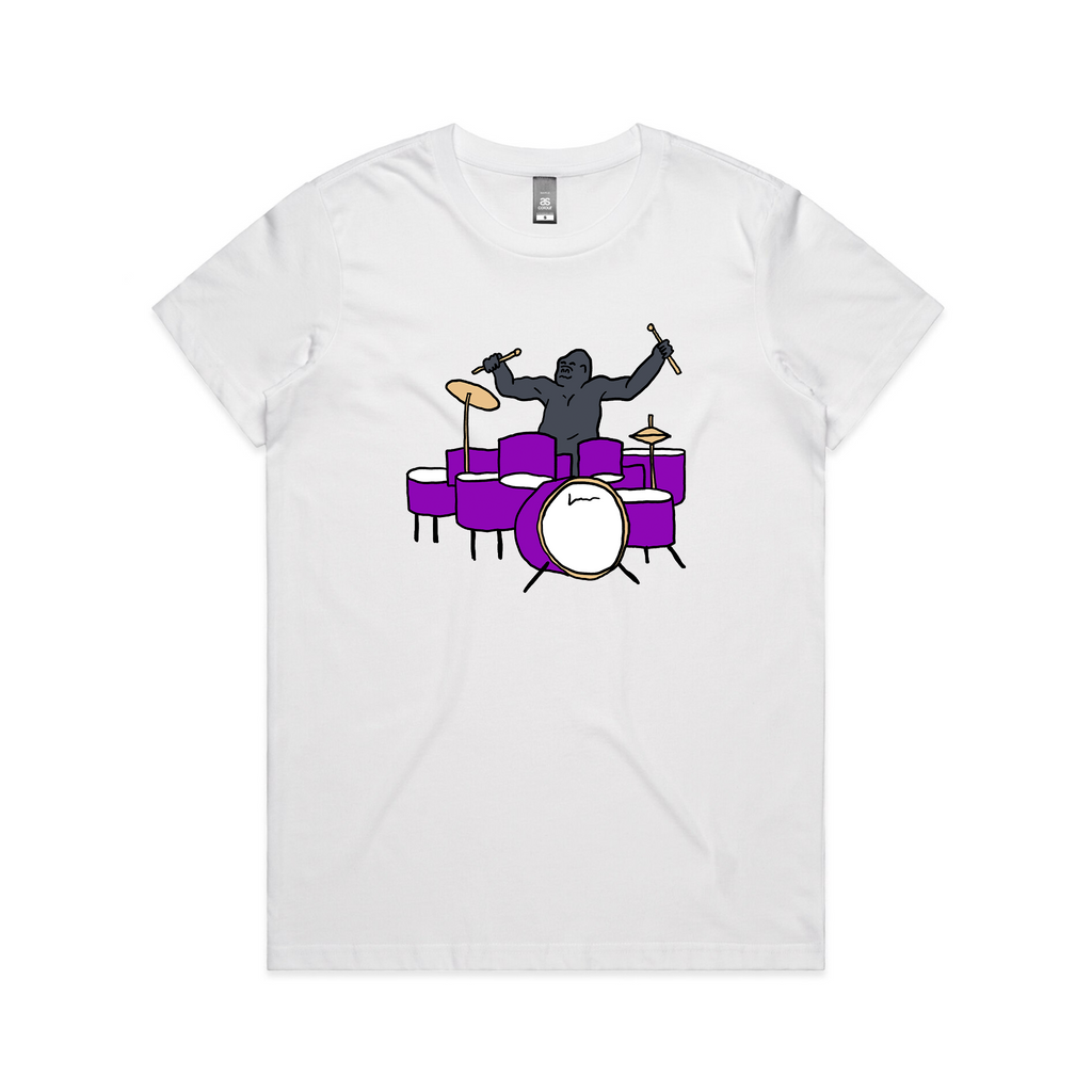 Drumming Gorilla Tee Hoodie, Sweatshirt | CiraTrend.com (Image 5)