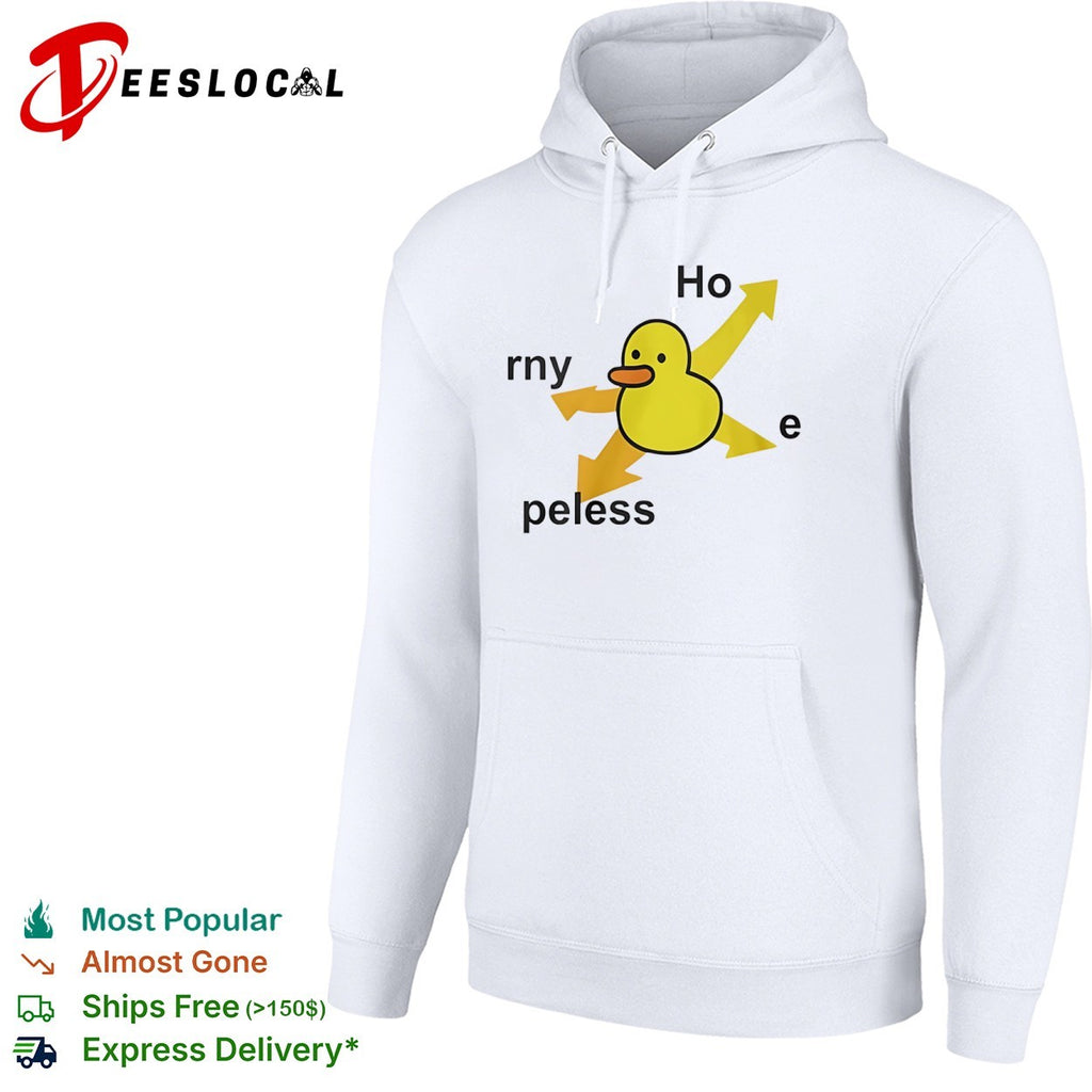 Duck horny hopeless arrows shirt