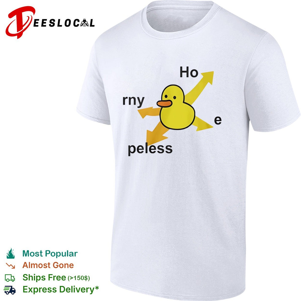 Duck horny hopeless arrows shirt