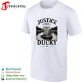 Duck swimming justice for ducky Lincoln Memorial shirt