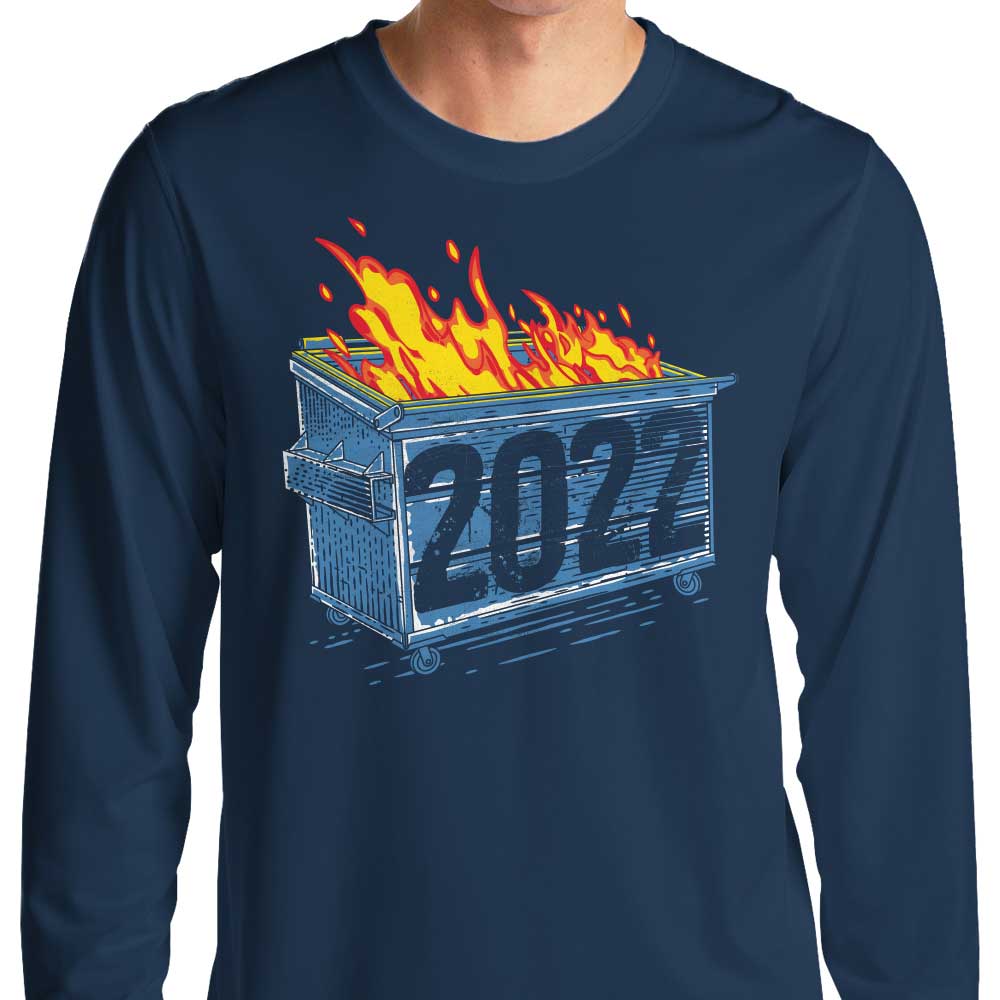 Dumpster Fire '22 - Long Sleeve T-Shirt Hoodie, Sweatshirt | CiraTrend.com (Image 3)