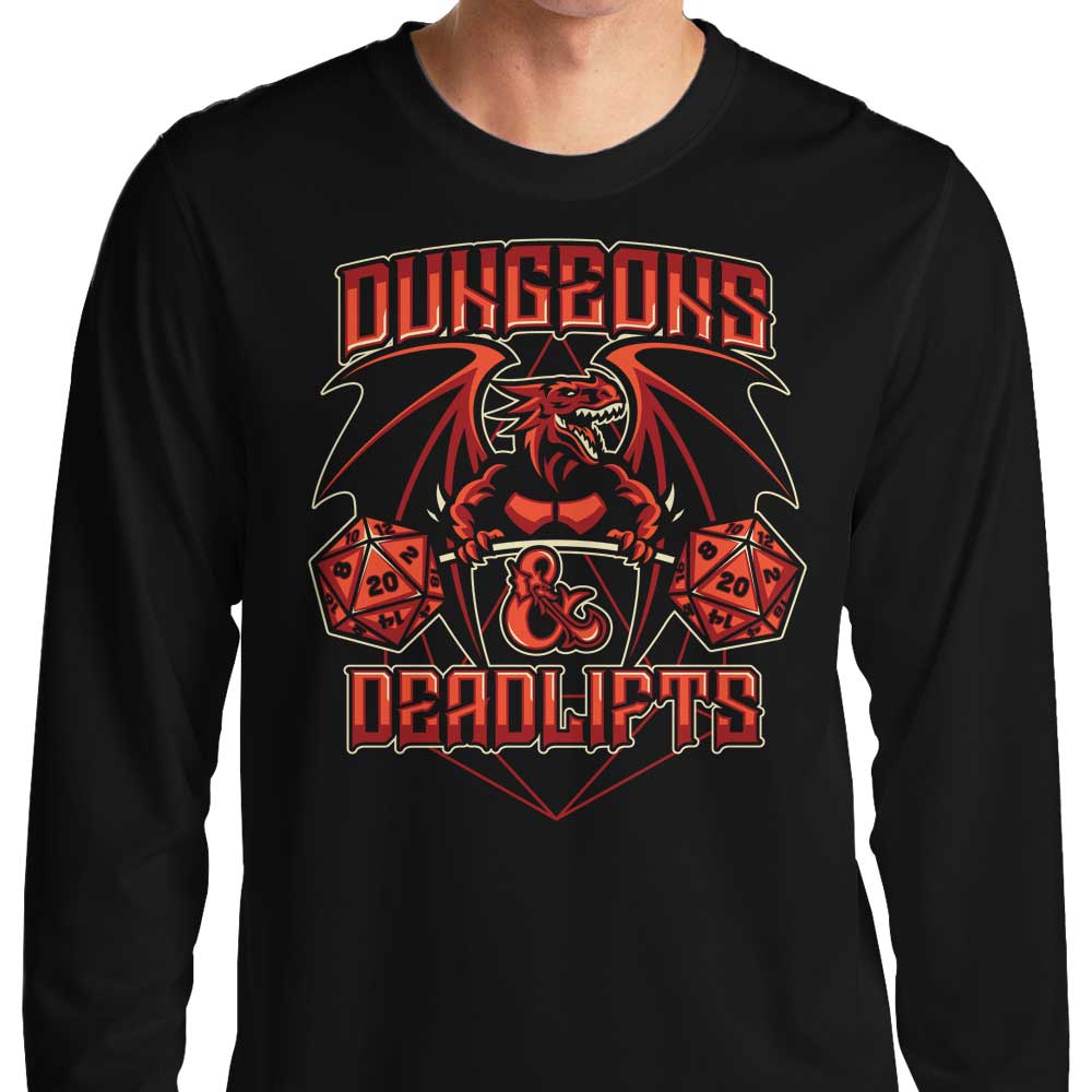 Dungeons and Deadlifts - Long Sleeve T-Shirt Hoodie, Sweatshirt | CiraTrend.com (Image 1)