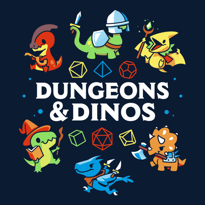 Dungeons and Dinos - Sweatshirt T-Shirts, Hoodie | CiraTrend.com (Image 2)