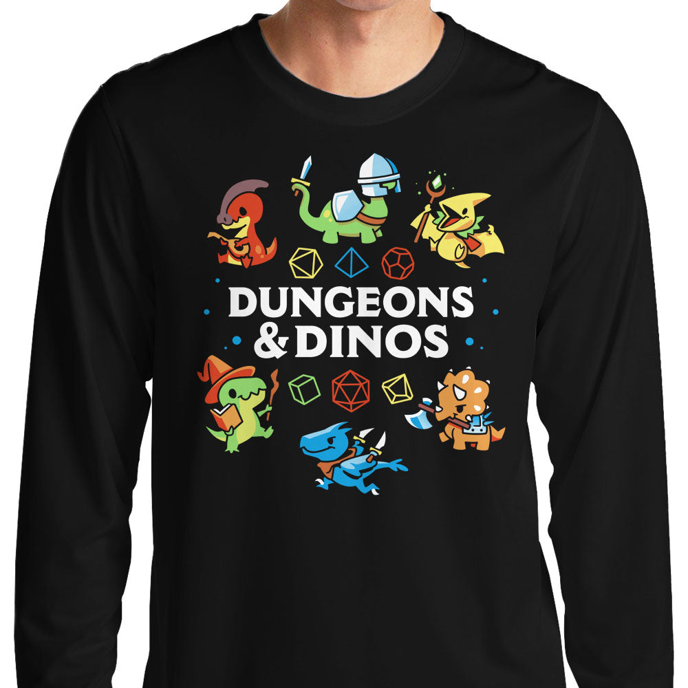 Dungeons and Dinos - Long Sleeve T-Shirt Hoodie, Sweatshirt | CiraTrend.com (Image 3)