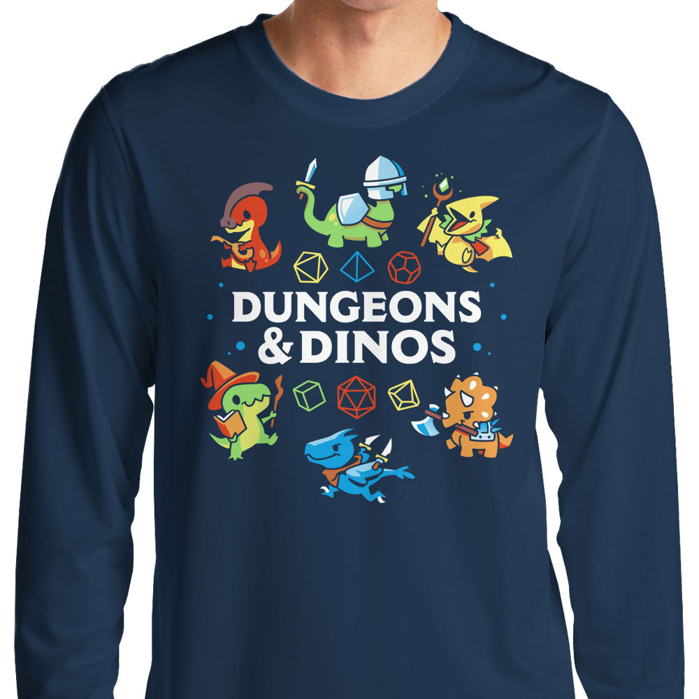 Dungeons and Dinos - Long Sleeve T-Shirt Hoodie, Sweatshirt | CiraTrend.com (Image 1)