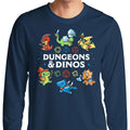 Dungeons and Dinos - Long Sleeve T-Shirt Hoodie, Sweatshirt | CiraTrend.com (Image 1)