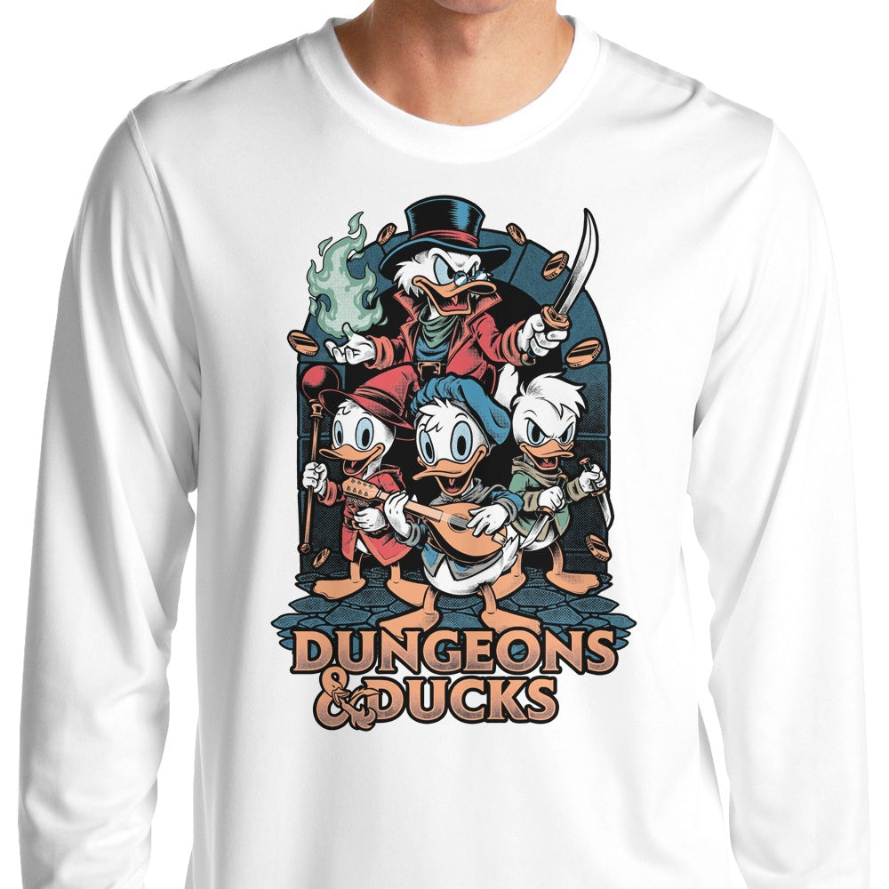 Dungeons and Ducks - Long Sleeve T-Shirt Hoodie, Sweatshirt | CiraTrend.com (Image 4)
