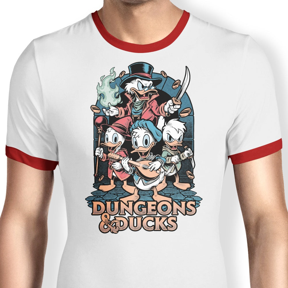 Dungeons and Ducks - Ringer T-Shirt Hoodie, Sweatshirt | CiraTrend.com (Image 3)