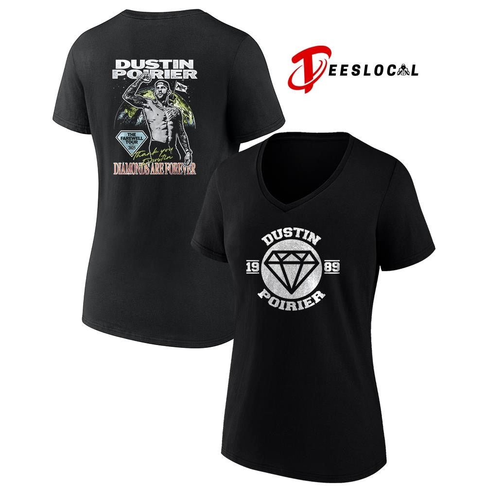 Dustin Poirier the Farewell tour diamonds are forever graphic shirt Dustin Poirier the Farewell tour diamonds are forever graphic shirt