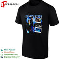 Dustin Steve polaroid photos graphic shirt