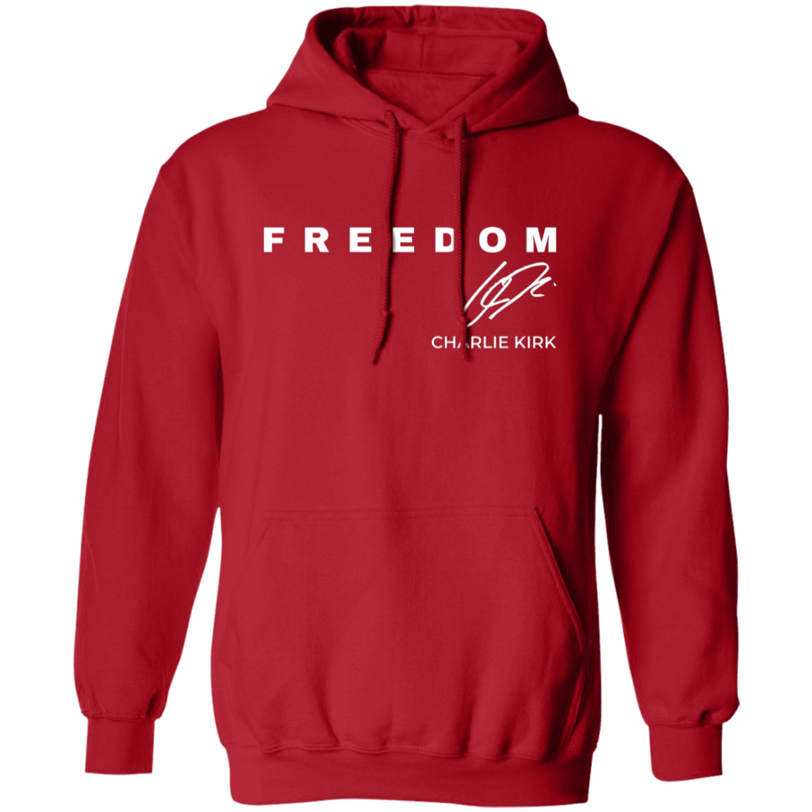 Charlie Kirk Freedom American Flag Hoodie - 2 T-Shirts, Sweatshirt | CiraTrend.com (Image 3)