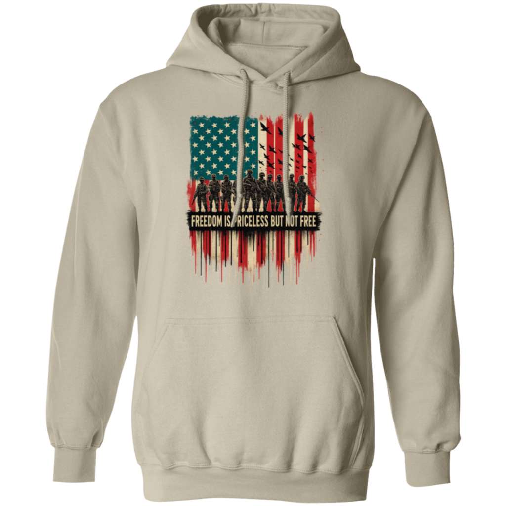 Freedom is Priceless but not Free Veteran Hoodie T-Shirts, Sweatshirt | CiraTrend.com (Image 2)